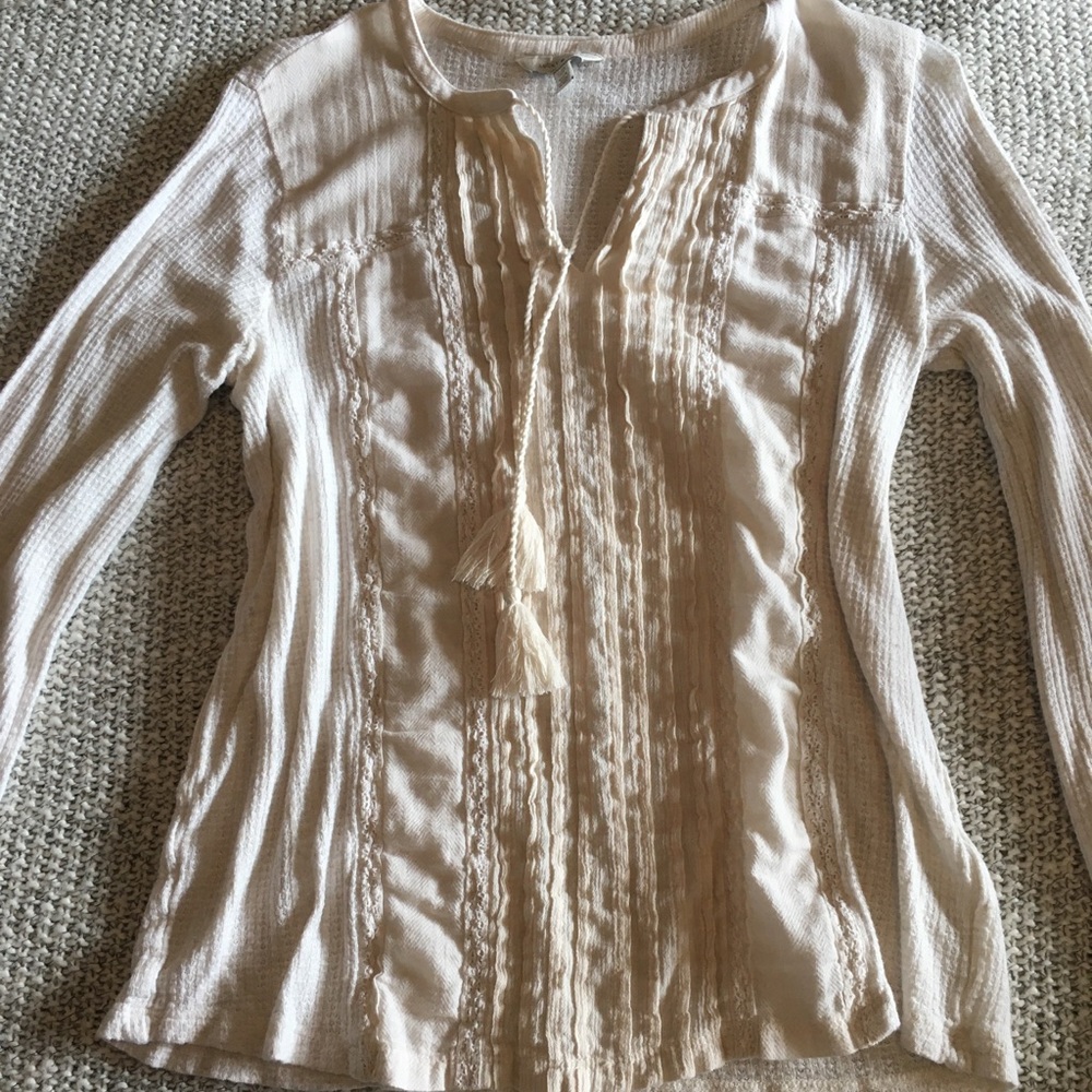 Ivory Multi-Patterned Blouse